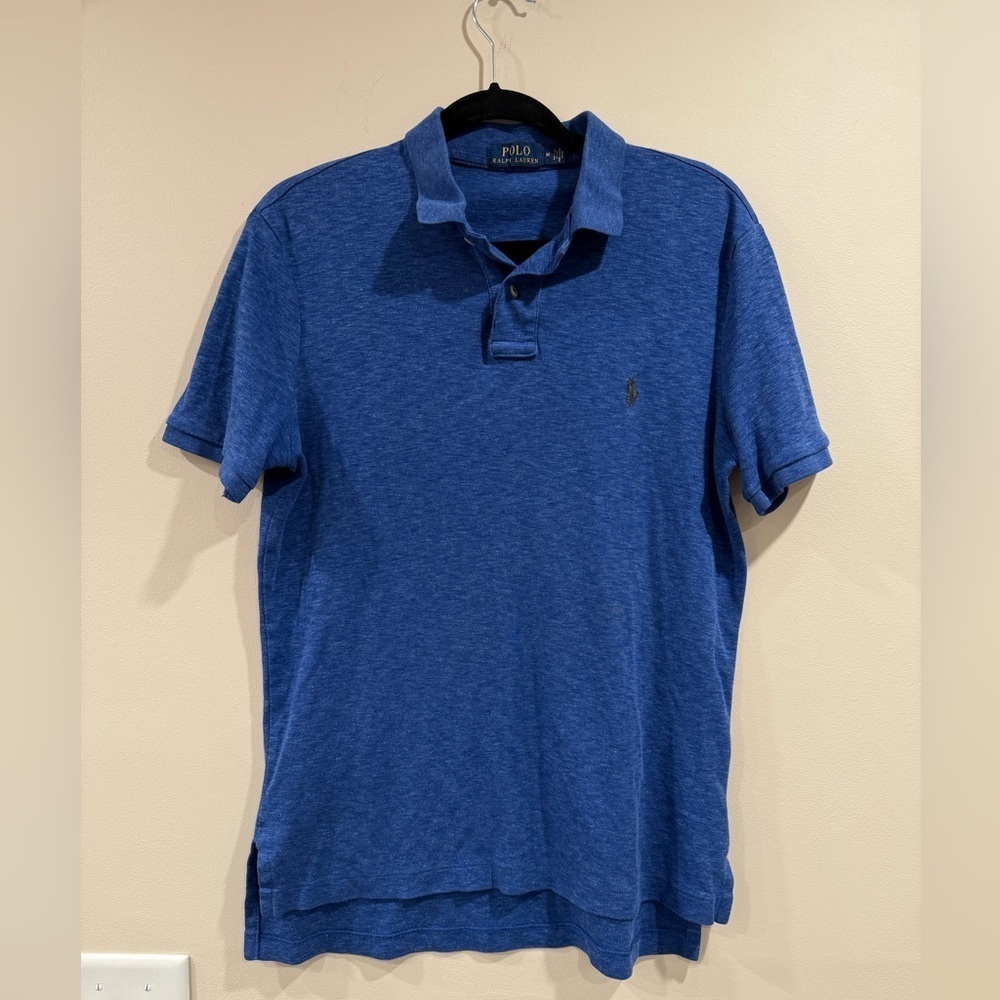 🔥Polo by Ralph Lauren Men's Blue Polo Shirt Sz M EUC🔥